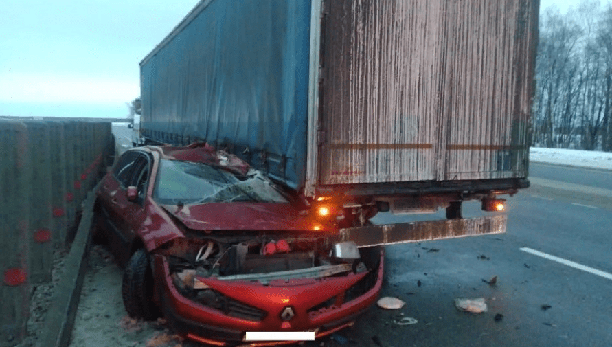В Спасском районе при столкновении легковушки и грузовика погиб 57-летний водитель