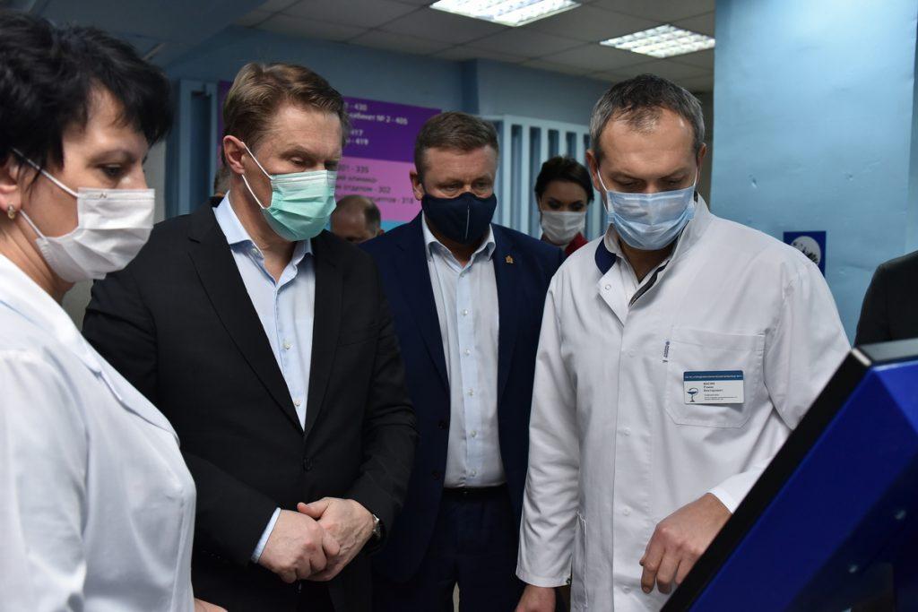 Министр здравоохранения РФ Мурашко посетил Рязань