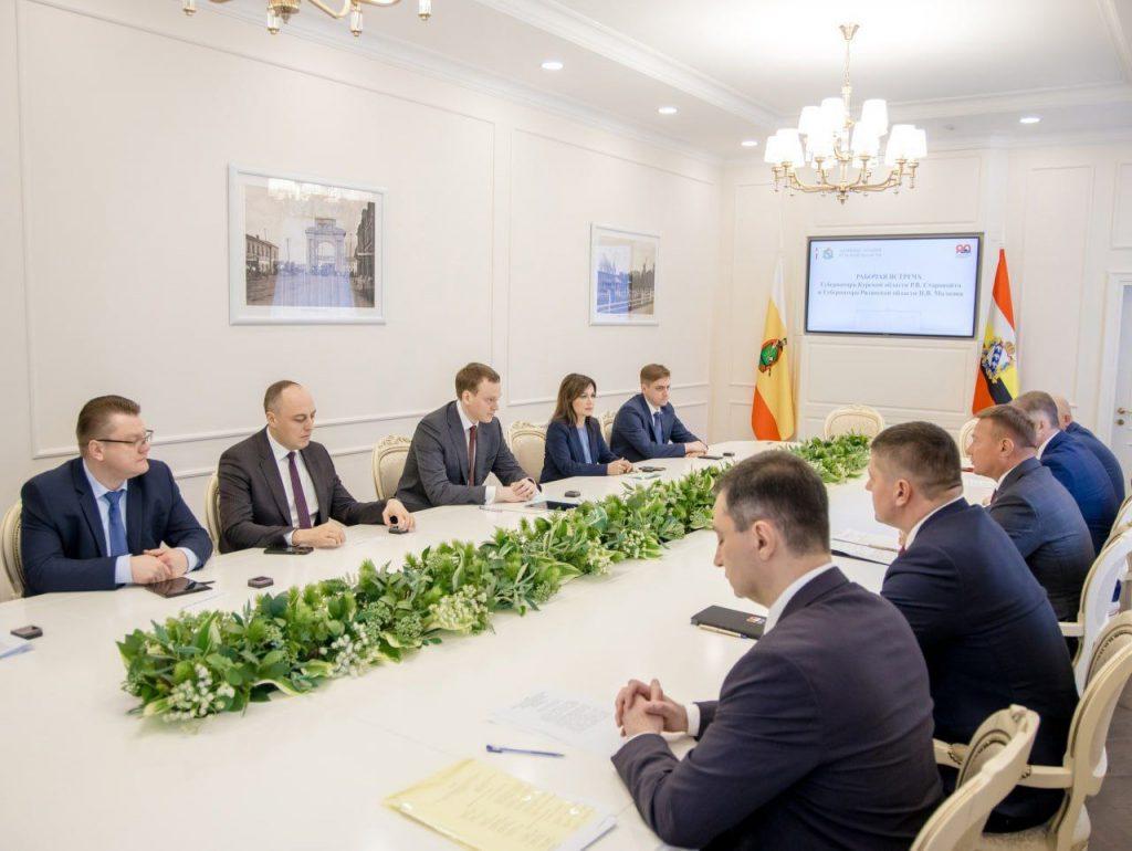 Губернаторы Рязанской и Курской областей подписали соглашение о сотрудничестве