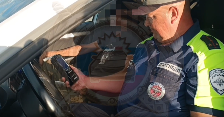 В рязанском Ряжске остановили 46-летнего пьяного водителя на ВАЗ