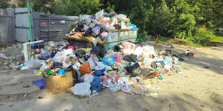 Мэрия призвала рязанцев присылать фото переполненных мусорных контейнеров