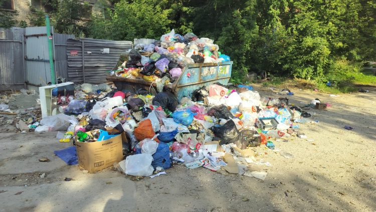 Мэрия призвала рязанцев присылать фото переполненных мусорных контейнеров