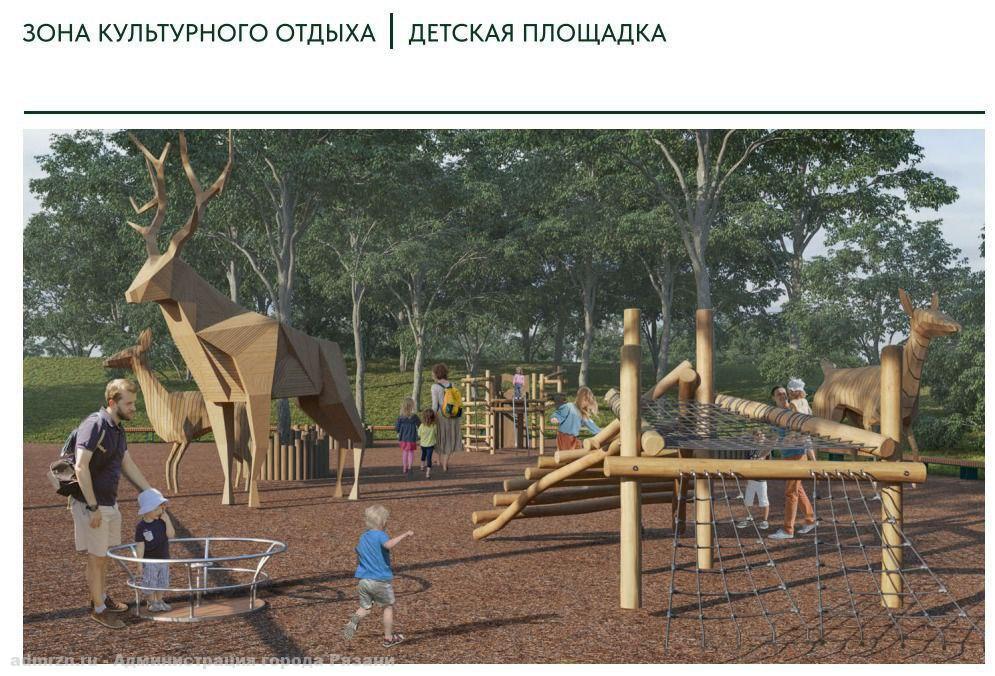 Мэр Рязани Артемов опубликовал проект благоустройства ЦПКиО