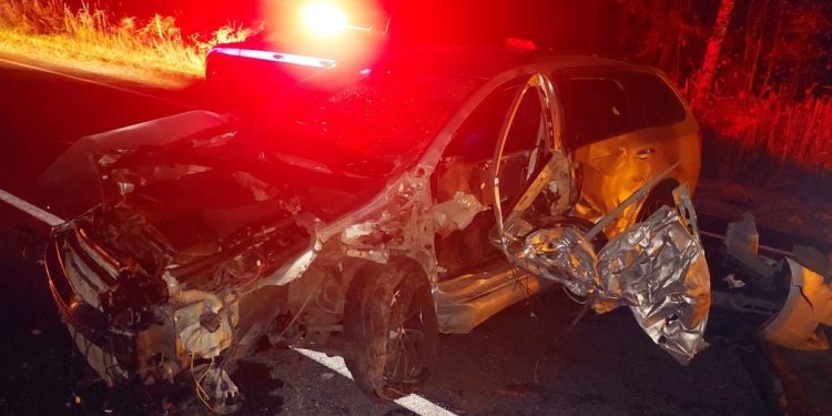 В Сети появились фото с места ДТП в Клепиковском районе