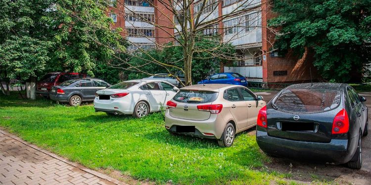 С начала 2024 года в Рязани оштрафовали 1753 водителей, парковавшихся на газонах