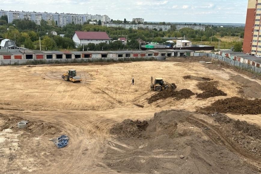 Готовность новой школы в рязанском Семчине составляет 50,6%