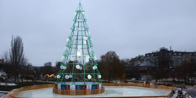 На рязанском Лыбедском бульваре торжественно открылся каток с дополнительным охлаждением