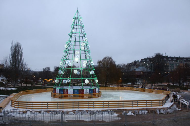 На рязанском Лыбедском бульваре торжественно открылся каток с дополнительным охлаждением