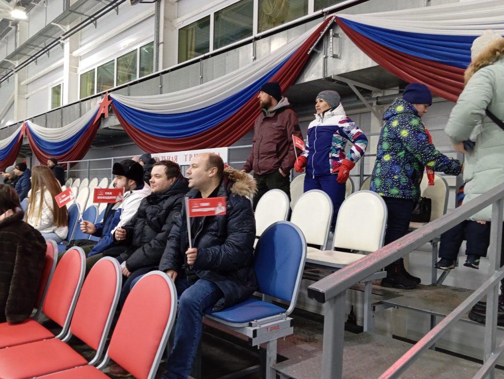 Завершился очередной матч ХК "КПРФ"