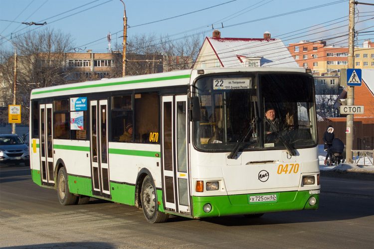 В Рязани автобус №22 начал следовать по зимнему расписанию