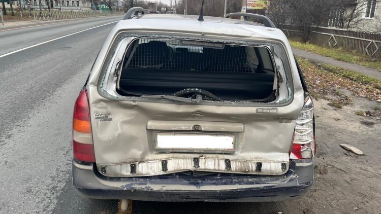 В Путятинском районе столкнулись легковушка и фура