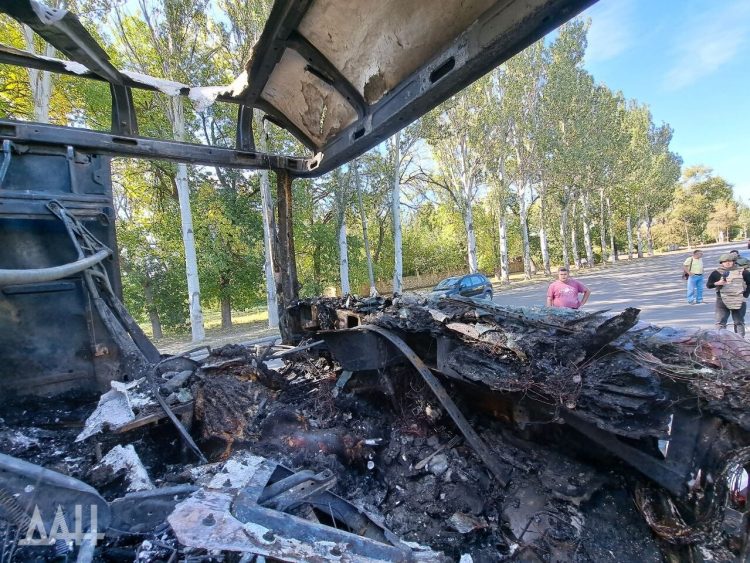 На Горловку произведена атака. Есть жертвы