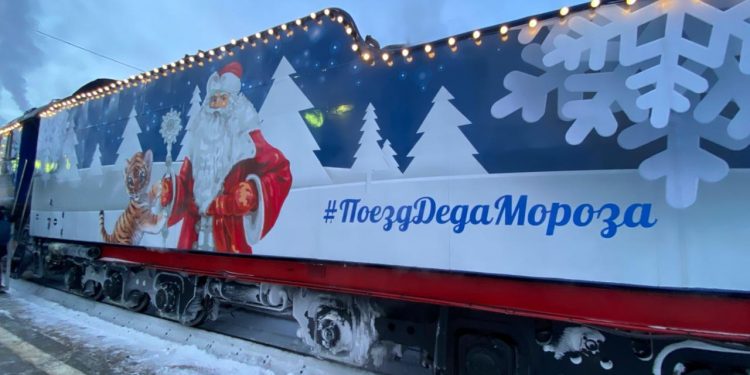 26 ноября для рязанцев откроется продажа билетов на посещение поезда Деда Мороза