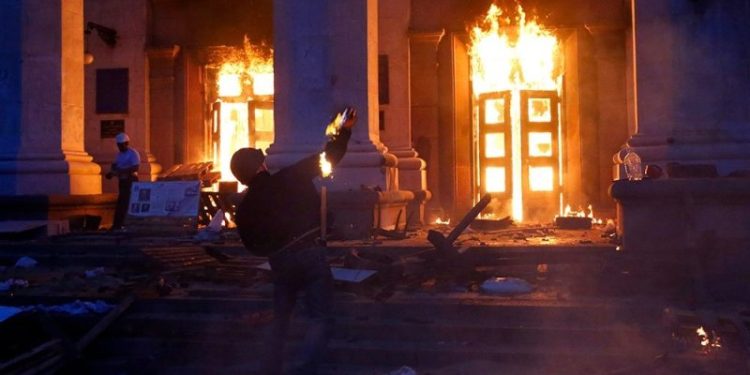 Сегодня десятилетие трагедии в Одесском Доме профсоюзов