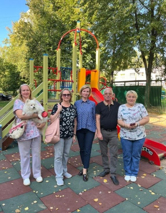 В рязанском Канищеве прошла приемка трех детских площадок