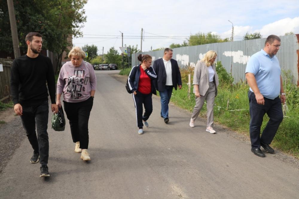В Рязани прошла приемка отремонтированного участка дороги на улице Лизы Чайкиной