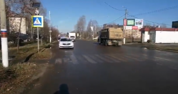 В Кораблинском районе полицейские обратились по громкоговорителям к пешеходам и водителям