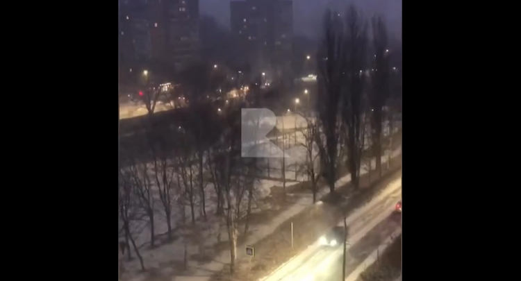 Жители рязанской Дашково-Песочни запечатлели "световое шоу"