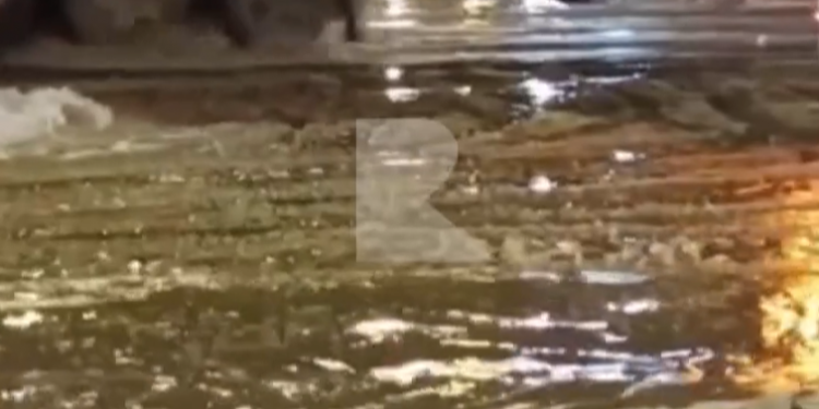 В Рязани залило улицу Новоселов