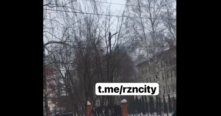 Возле рязанской БСМП произошел пожар 13 декабря