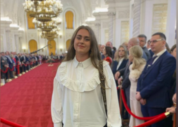 Рязанский волонтер Щепетова побывала на инаугурации президента РФ