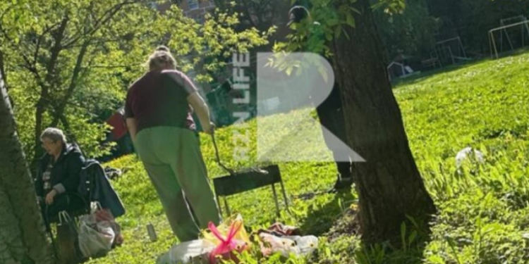 Рязанка сообщила о жарящих во дворе жилого дома шашлыки горожанах