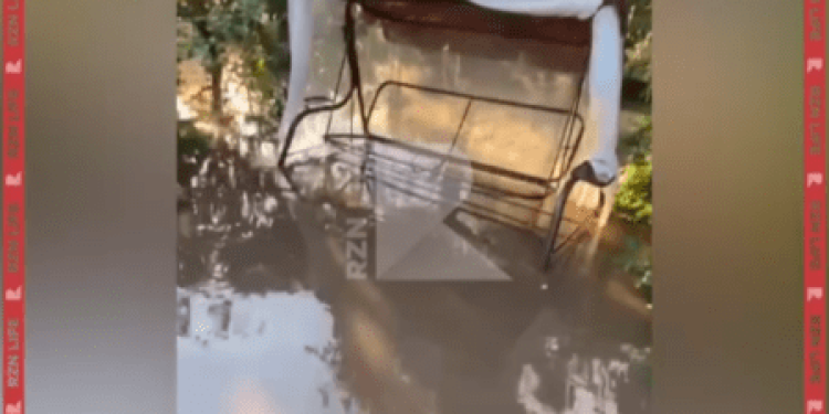 В рязанском Канищеве в результате ливня затопило приусадебные участки