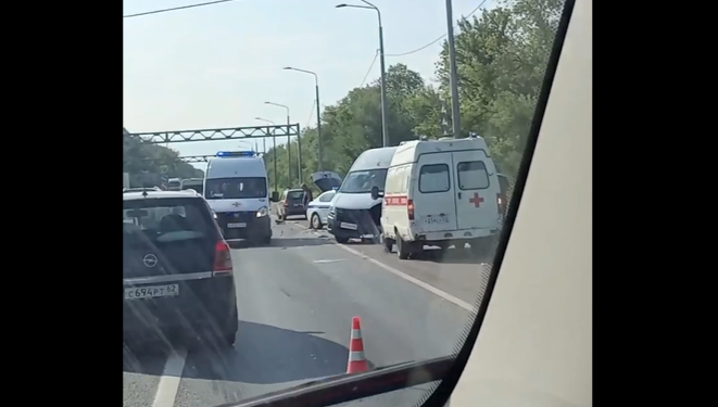 В Рыбновском районе произошло ДТП с участием фуры и ГАЗели