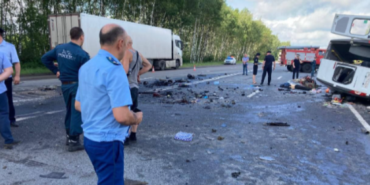 Рязанские полицейские разыскивают очевидцев ДТП с 8 погибшими в Шиловском районе