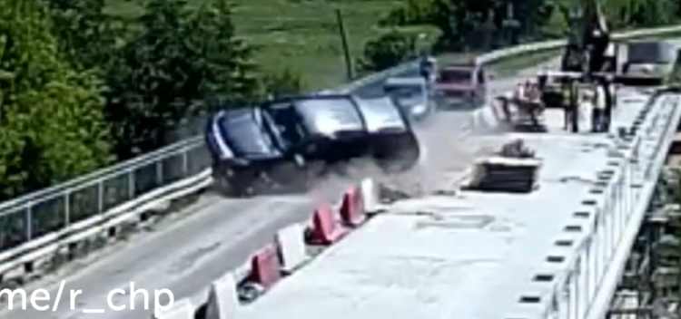 На ремонтируемом мосту в Сараевском районе вновь произошло ДТП