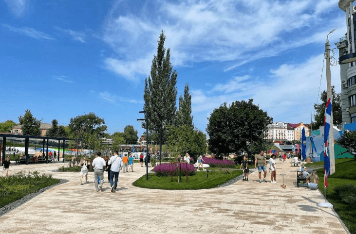В центре Рязани открылась обновленная спортивная площадка