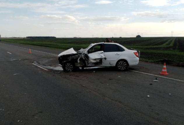 В массовом ДТП в Ряжском районе погиб 31-летний водитель на "Lada Granta"