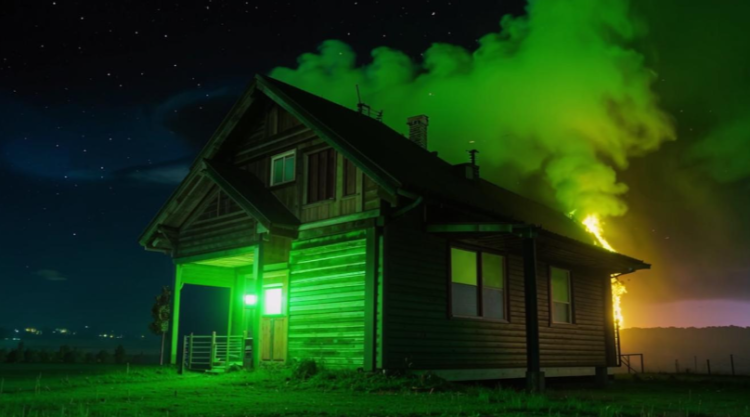 В рязанском поселке Варские горел частный жилой дом