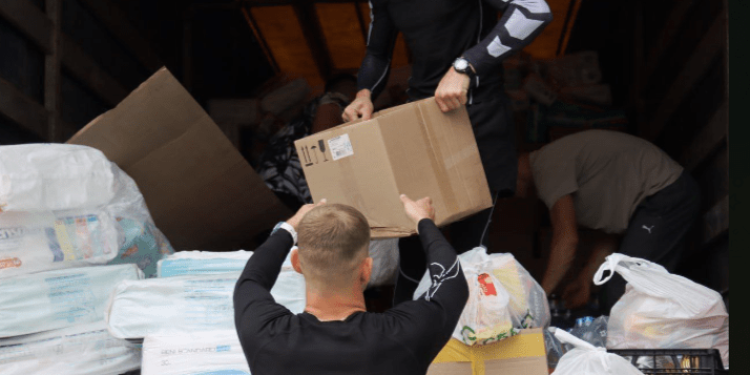 Рязанская область направила еще 10 тонн гуманитарного груза в Курскую область