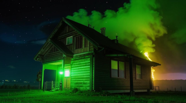 Вечером 8 сентября в рязанском поселке Мехзавода загорелся дачный дом