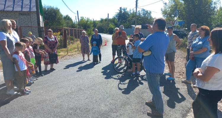 В рязанском поселке Никуличи прошла приемка дороги после ремонта