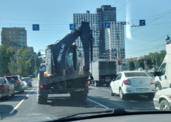 На рязанском Приокском путепроводе сделали 5 полос движения