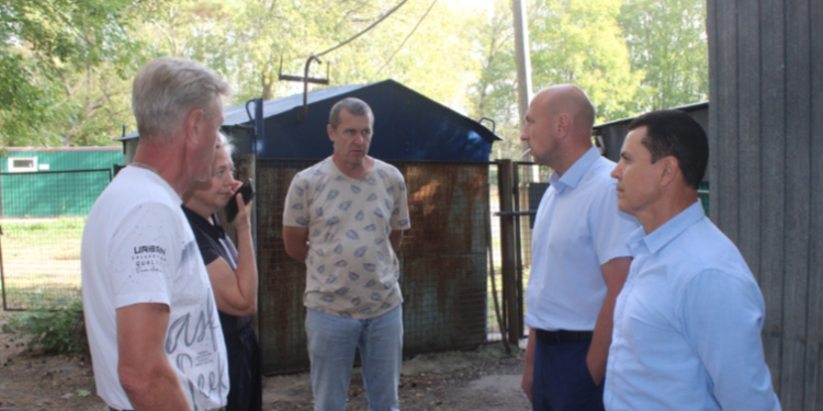 Рязанцы провели в Мемориальном парке совещание по отлову бездомных собак