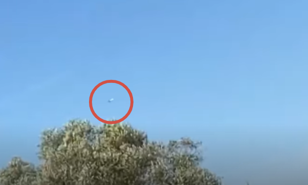 В небе над Рязанской области засняли два летательных объекта 30 сентября