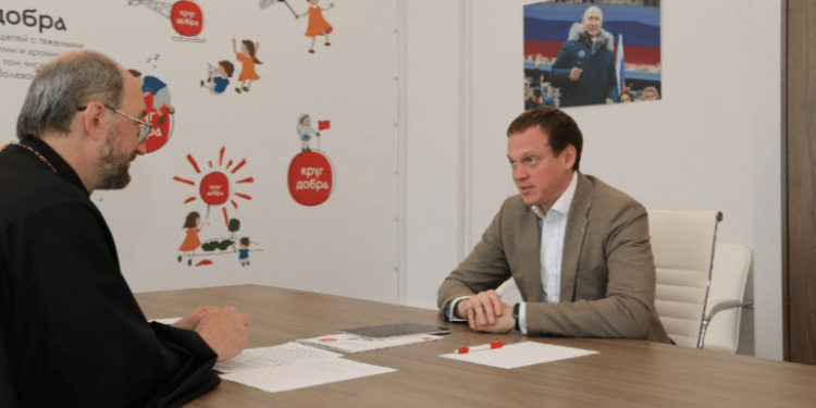 Малков обсудил с протоиереем Ткаченко лечения юных рязанцев с орфанными заболеваниями