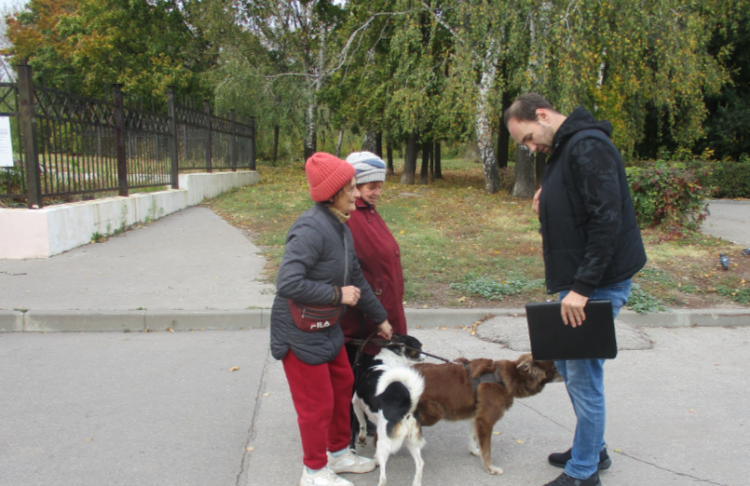 В рязанском ЦПКиО прошел рейд по выгулу собак
