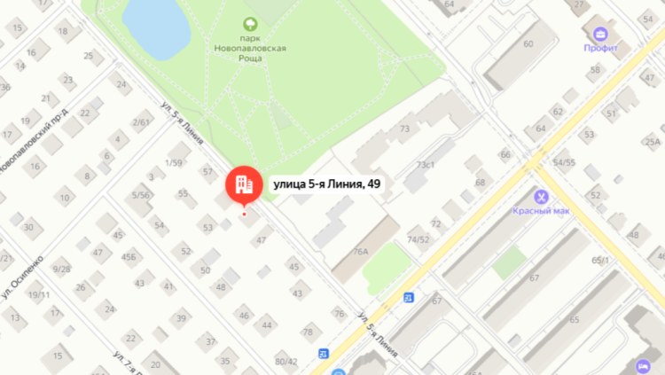 На улице 5-я Линия перекроют движение транспорта до 24 октября