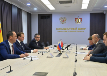 Рязанский губернатор Малков провел встречу с Александром Рогожником