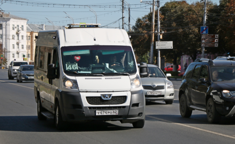 Две рязанские маршрутки №№46 и 50 изменят схему движения до 15 ноября