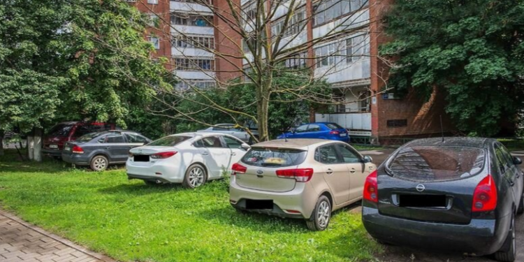 С начала 2024 года в Рязани оштрафовали 3506 водителей, парковавшихся на газонах