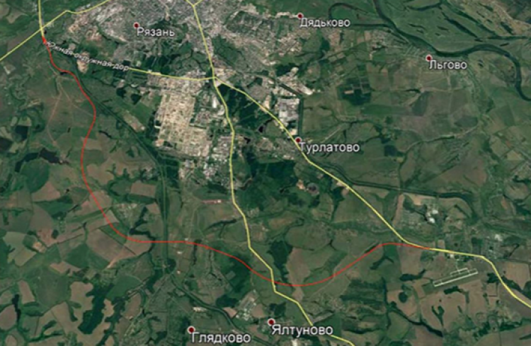 В Сети появилась схема строительства Южного обхода в Рязани