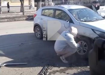 В Сети появилось видео с места массового ДТП на улице Циолковского В Сети появилось видео с места массового ДТП на улице Циолковского