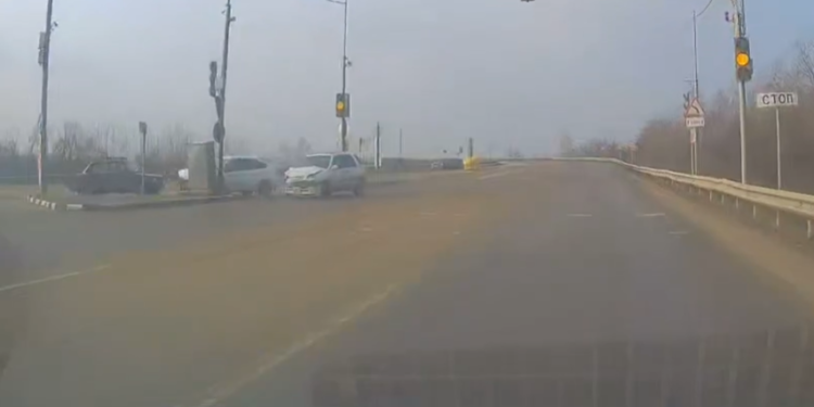 ДТП, произошедшее под Рязанью, запечатлели на видео