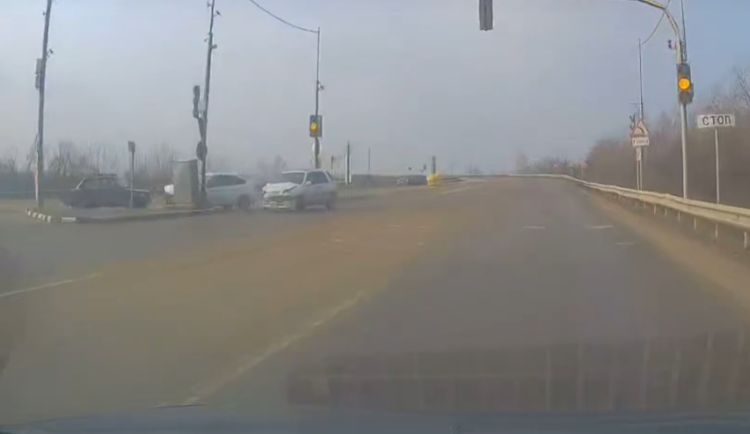 ДТП, произошедшее под Рязанью, запечатлели на видео