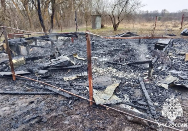 В Касимовском округе сгорел жилой дом